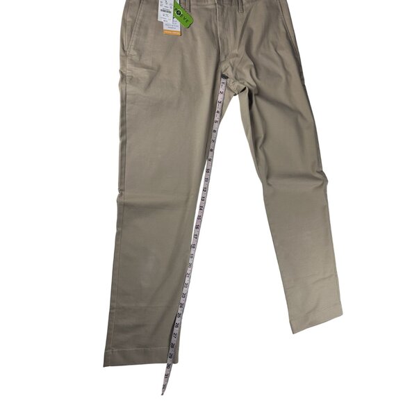 J.Crew Chinos TruTemp365 Pants Men's Slim Fit Sz 32x30 Thermal Comfort Beige NEW - Picture 5 of 16